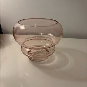 Pink Glass Bubble Vase